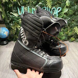 Nitro Reverb TLS Men’s Size 13 Snowboard Boots Black Orange